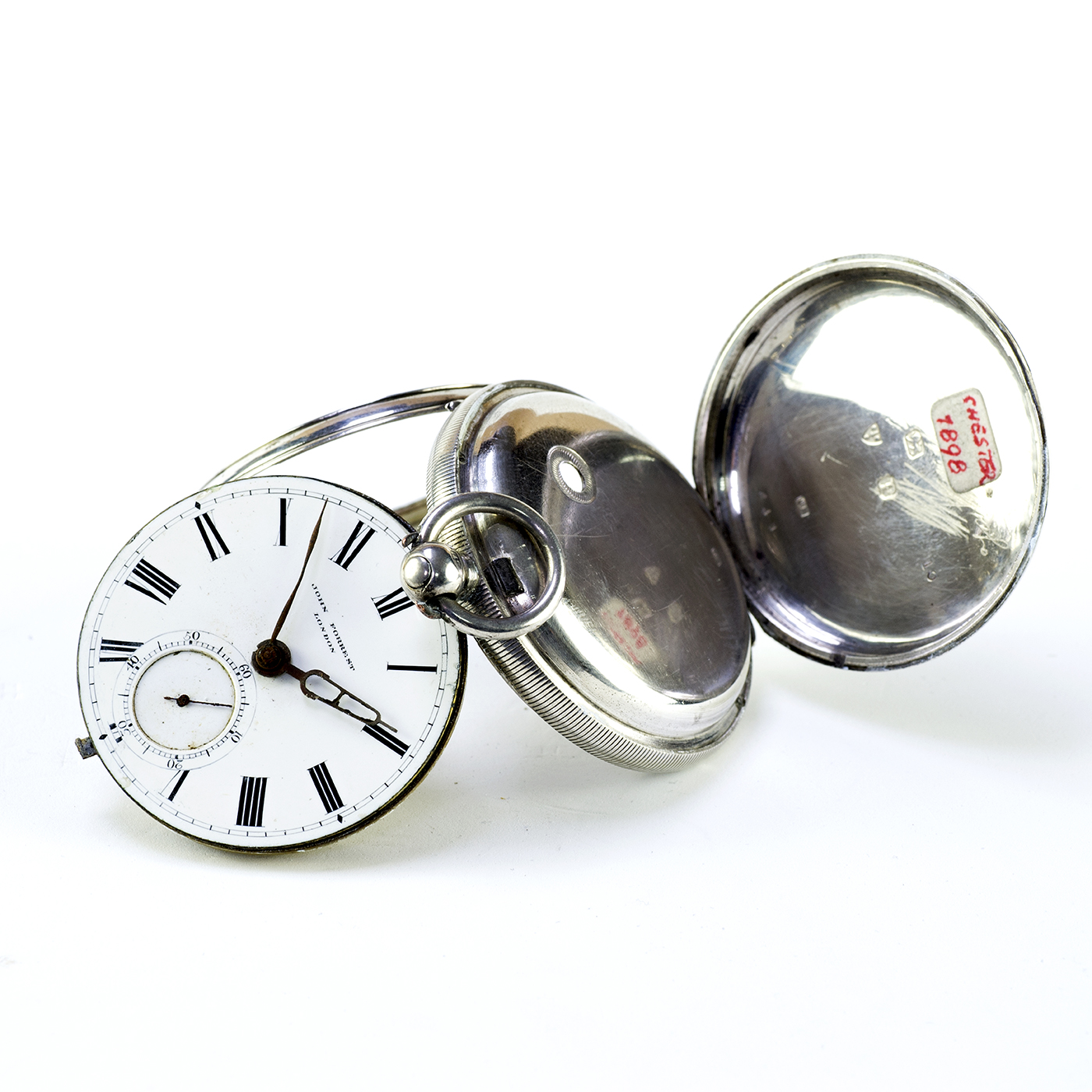 JOHN FORREST (London). Reloj de bolsillo, lepine, Half Fusee. Chester, 1898. JOHN FORREST (London). Reloj de bolsillo, lepine, Half Fusee. Chester, 1898.