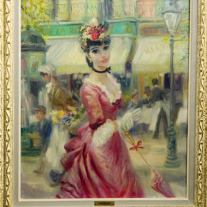 JOHN FREDERIC LLOYD STREVENS. Óleo sobre lienzo. "París".
