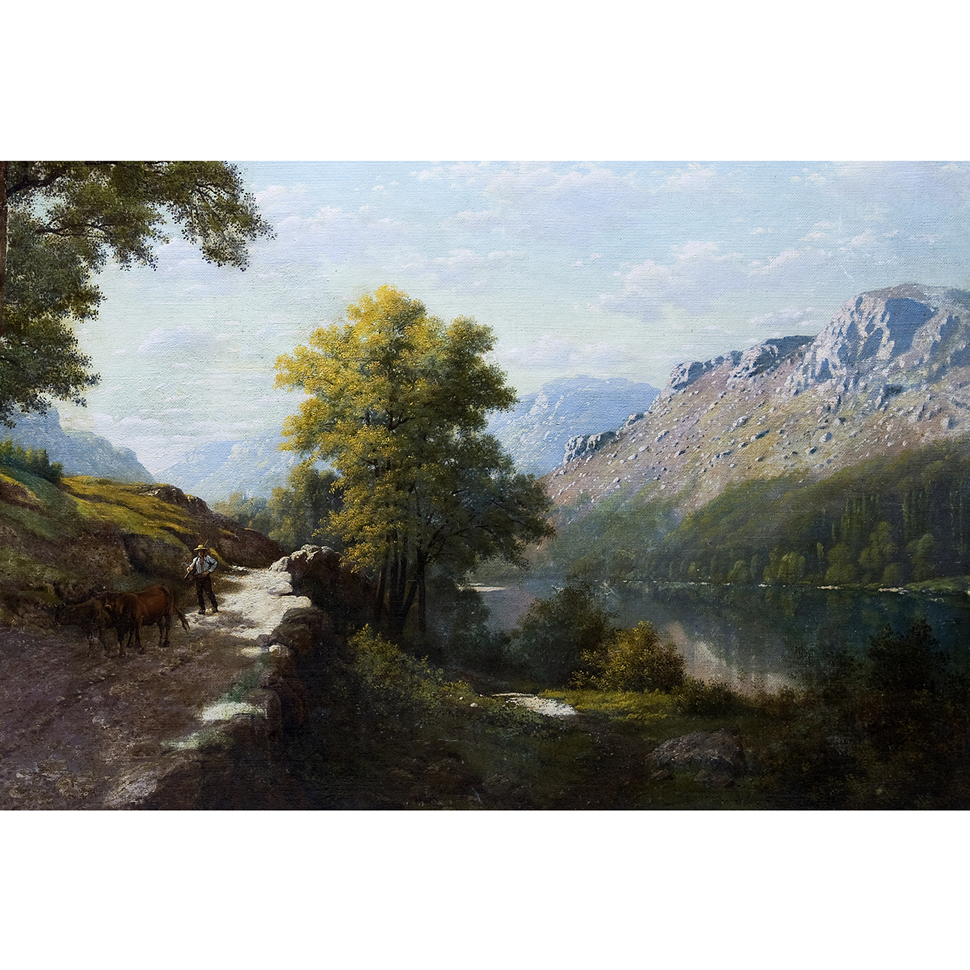 JOSÉ BLANCO CORIS. Óleo sobre lienzo. "Paisaje" JOSÉ BLANCO CORIS. Óleo sobre lienzo. "Paisaje"