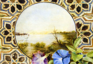 JOSÉ GARCÍA Y RAMOS. Óleo sobre lienzo.