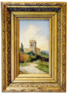 JOSÉ LUPIAÑEZ CARRASCO. Óleo sobre tabla. “Paisaje”