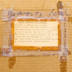 JUAN RODRÍGUEZ JALDÓN. Técnica mixta sobre papel.