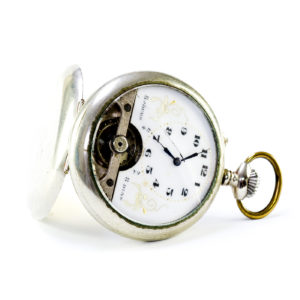 JUBIDOS (Licencia Hebdomas). Reloj de Bolsillo, Lepine, remontoir, Ocho días Cuerda. Suiza, ca. 1900