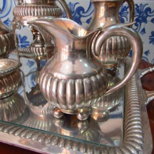Juego de Café en plata. España. Siglo XX.