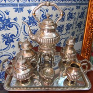 Juego de Café en plata. España. Siglo XX.