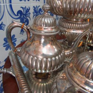 Juego de Café en plata. España. Siglo XX.