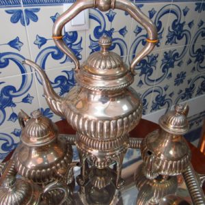 Juego de Café en plata. España. Siglo XX.