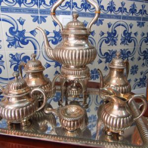 Juego de Café en plata. España. Siglo XX.