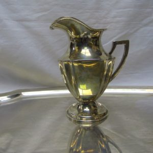 Juego de Café en plata. Orfebre Anaya. Siglo XX.