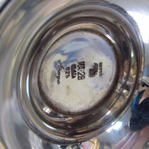 Juego de Café en plata. Orfebre Anaya. Siglo XX.