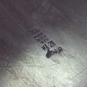 Juego de Café en plata. Orfebre Anaya. Siglo XX.