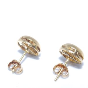 Juego de Pendientes en Oro, con Diamantes Naturales talla Brillante de 0,50 ct. (S-Z/VS1-SI2). Certificado IGE