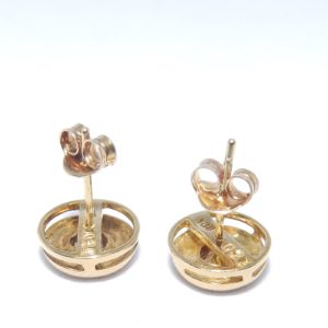 Juego de Pendientes en Oro, con Diamantes Naturales talla Brillante de 0,50 ct. (S-Z/VS1-SI2). Certificado IGE
