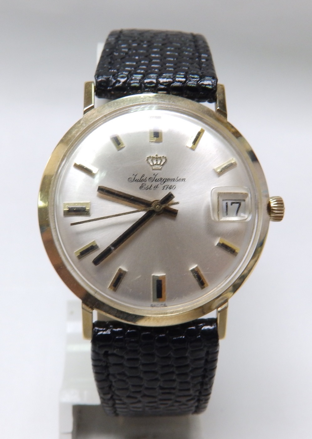 Jules Jürgensen. Reloj de pulsera para hombre. Ca. 1970. Jules Jürgensen. Reloj de pulsera para hombre. Ca. 1970.
