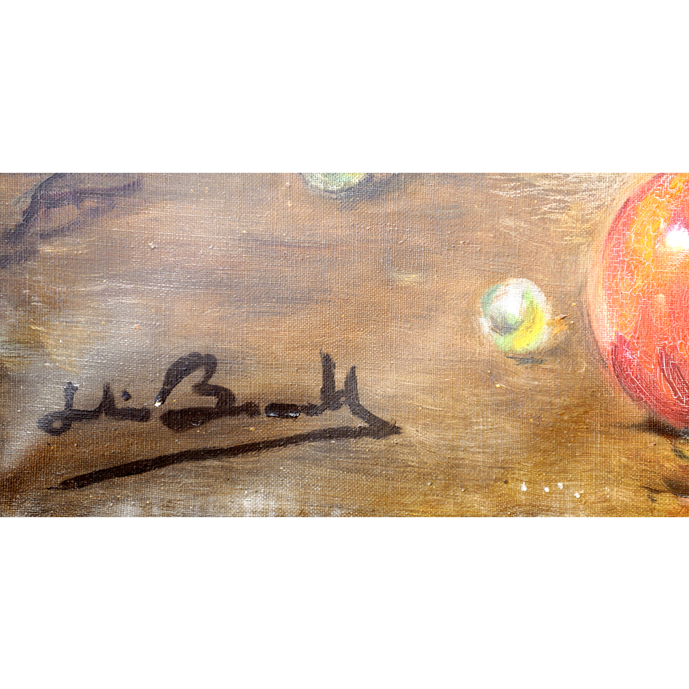 JULIO BORRELL Y PLÁ. Óleo sobre lienzo. "Bodegón". JULIO BORRELL Y PLÁ. Óleo sobre lienzo. "Bodegón".