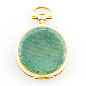 L.Anduiza. Reloj de bolsillo-colgar, lepine y remontoir. Oro 18k. Ca. 1900.