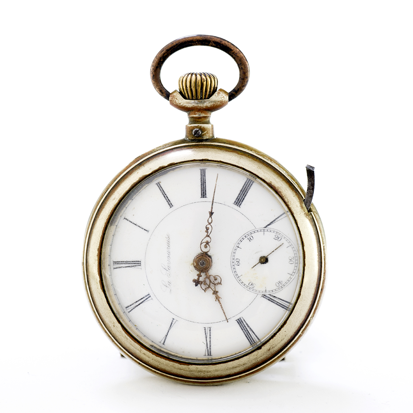LA SAVOUREUSE. Reloj de Bolsillo, lepine y remontoir. Francia, ca. 1880.