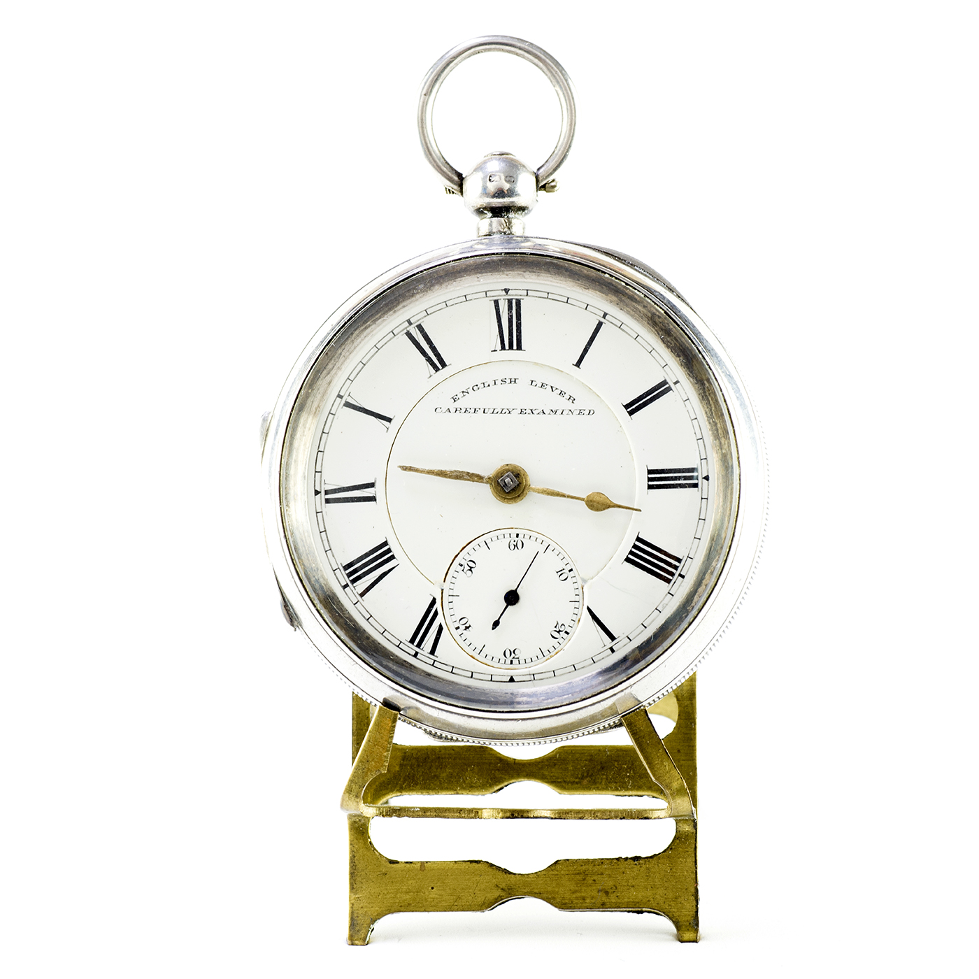 LANCASHIRE WATCH Co. (Prescot). Reloj de Bolsillo, lepine, Half Fusee (semicatalino). England, 1893.