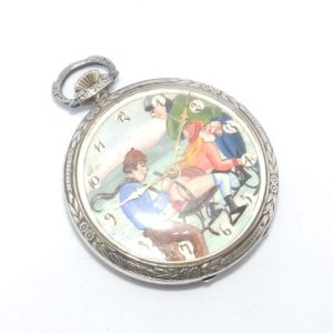 LANCO - Reloj Suizo Erótico de Bolsillo - Circa 1920