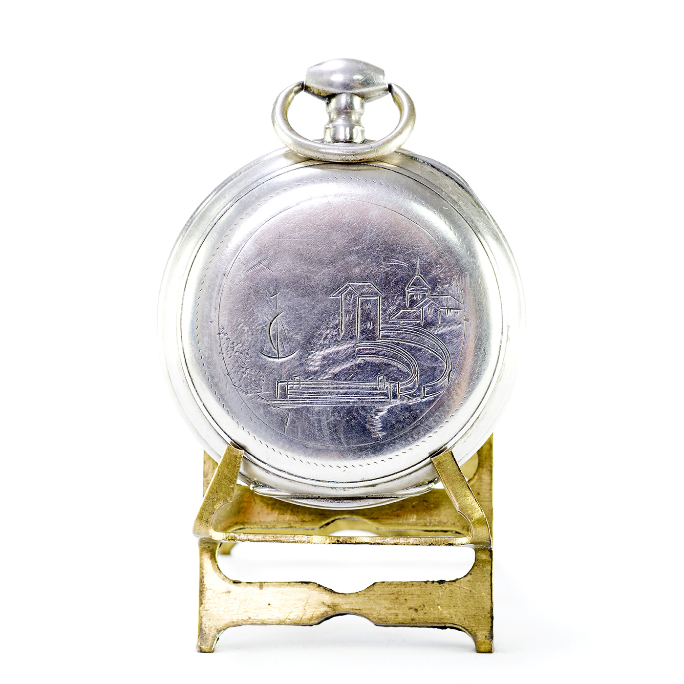 LANDIECH. Reloj de Bolsillo, Lepine. Marennes, Francia, Ca. 1890 LANDIECH. Reloj de Bolsillo, Lepine. Marennes, Francia, Ca. 1890