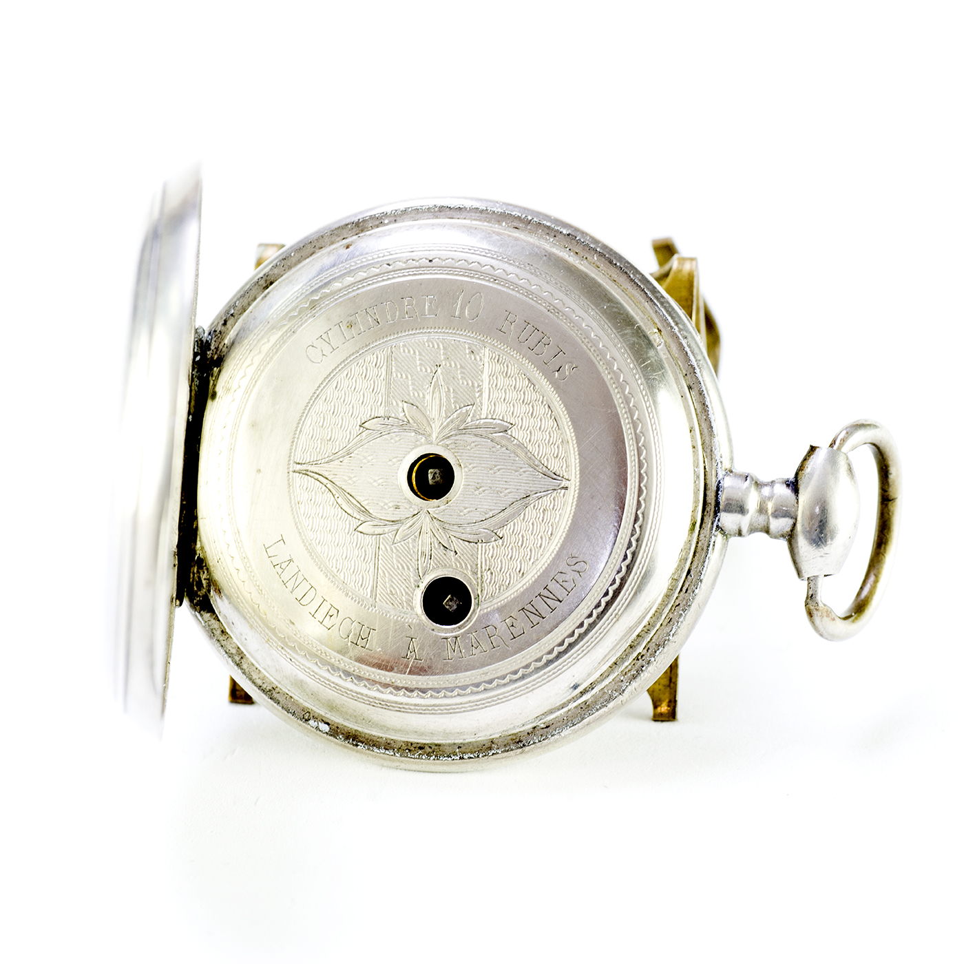 LANDIECH. Reloj de Bolsillo, Lepine. Marennes, Francia, Ca. 1890 LANDIECH. Reloj de Bolsillo, Lepine. Marennes, Francia, Ca. 1890