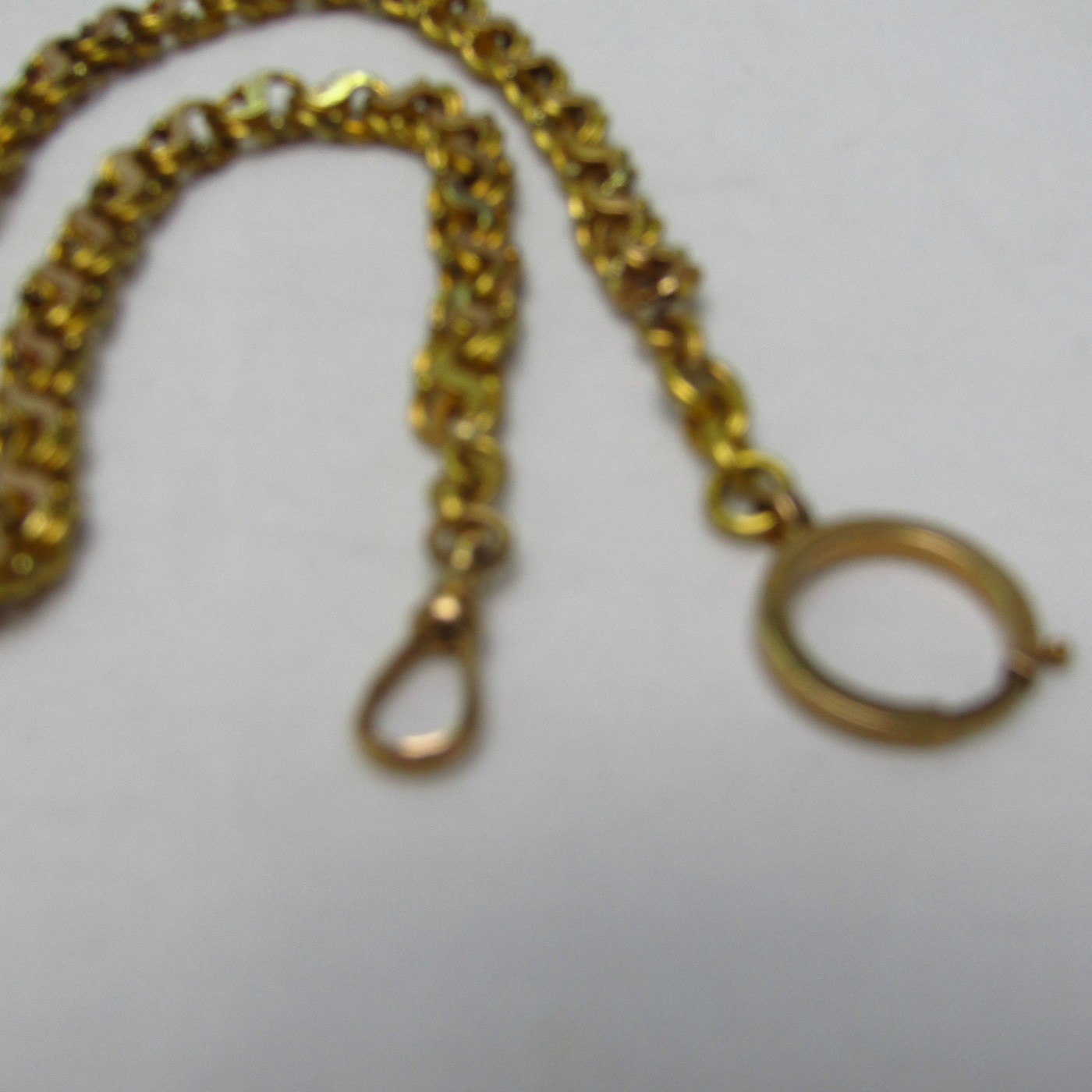 Leontina antigua. Terminal cadena para reloj de bolsillo. Leontina antigua. Terminal cadena para reloj de bolsillo.