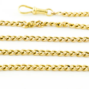 Leontina Antigua, Terminal-Cadena para reloj de Bolsillo. Oro 18k.