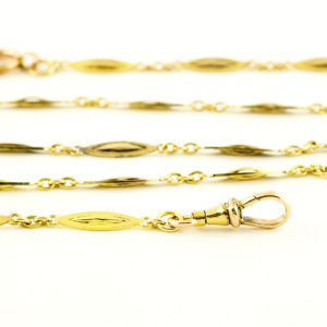 Leontina Antigua, Terminal-Cadena para reloj de Bolsillo. Oro 18k.