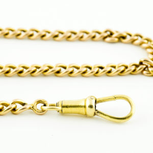 Leontina Antigua, Terminal-Cadena para reloj de Bolsillo. Oro 18k.