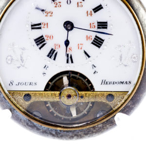 (Licencia Hebdomas). Reloj de Bolsillo, Lepine, remontoir, Ocho días Cuerda. Suiza, ca. 1900