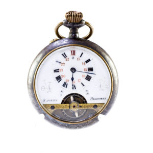 (Licencia Hebdomas). Reloj de Bolsillo, Lepine, remontoir, Ocho días Cuerda. Suiza, ca. 1900