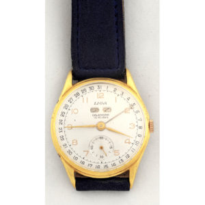 Liga. Reloj Calendario de pulsera de caballero.