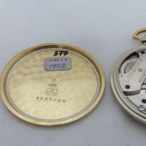 Longines. Reloj de bolsillo de caballero, Lepine y Remontoir. Circa, 1922.