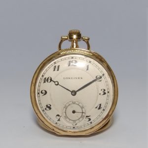 Longines. Reloj de Bolsillo, lepine y Remontoir. Suiza, 1913.