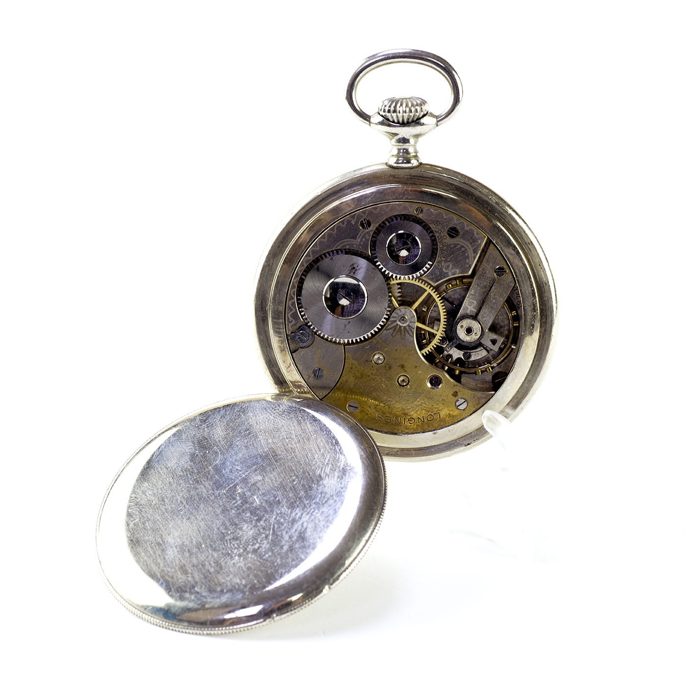 Longines. Reloj de bolsillo, lepine y remontoir. Suiza, 1920. Longines. Reloj de bolsillo, lepine y remontoir. Suiza, 1920.