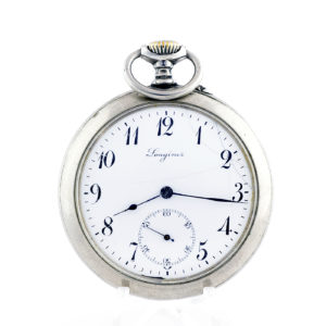LONGINES. Reloj de bolsillo para caballero, lepine y remontoir. Ca. 1890.