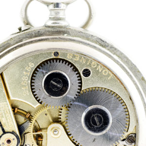 LONGINES. Reloj de bolsillo para caballero, lepine y remontoir. Ca. 1890.