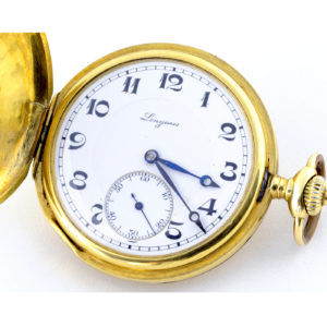 Longines. Reloj de Bolsillo saboneta y remontoir. Año, 1926.