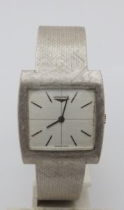 LONGINES. Reloj de pulsera caballero. Oro Blanco.