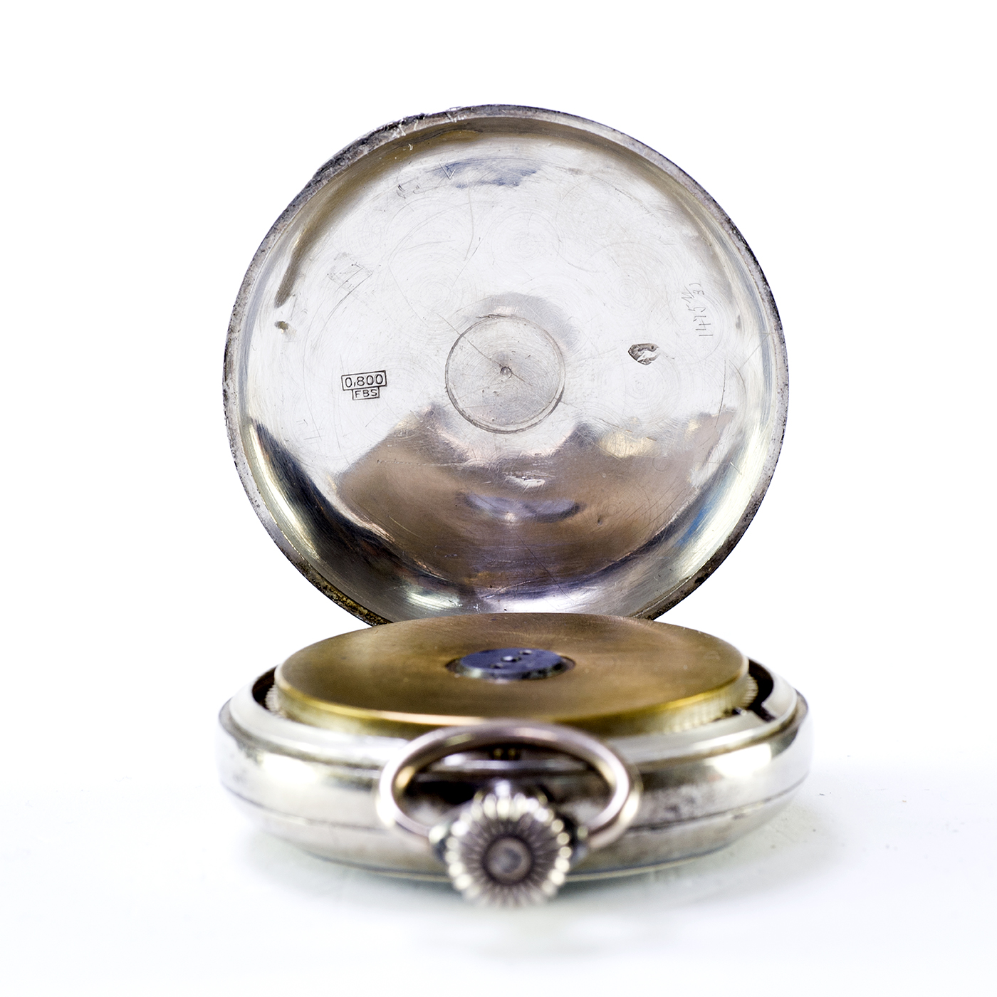 LOUISINE (Suiza). Reloj de Bolsillo, lepine, remontoir, "Ocho Días Cuerda". Ca. 1900 LOUISINE (Suiza). Reloj de Bolsillo, lepine, remontoir, "Ocho Días Cuerda". Ca. 1900