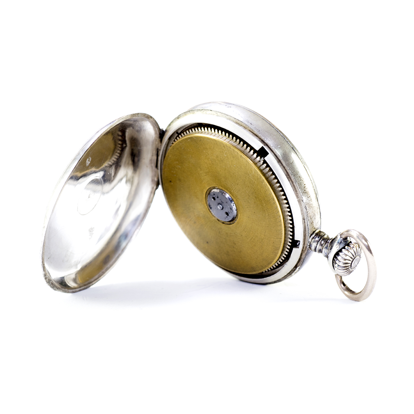 LOUISINE (Suiza). Reloj de Bolsillo, lepine, remontoir, "Ocho Días Cuerda". Ca. 1900 LOUISINE (Suiza). Reloj de Bolsillo, lepine, remontoir, "Ocho Días Cuerda". Ca. 1900