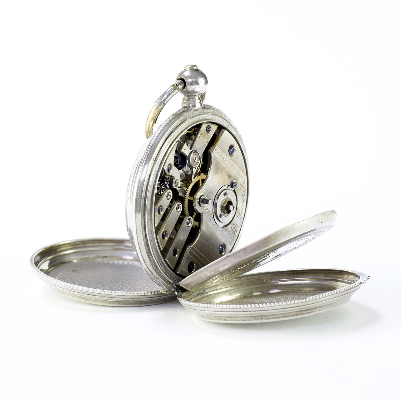 M. FAVORITO. Reloj de bolsillo, saboneta. Suiza, ca. 1880. M. FAVORITO. Reloj de bolsillo, saboneta. Suiza, ca. 1880.