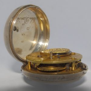 M.H. Bullingford (Londres). (Baillie, pág. 45) Reloj de Bolsillo, lepine, Verge Fusee (Catalino). Birningham, 1835.