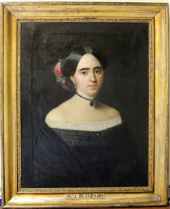 MANUEL CABRAL AGUADO Y BEJARANO. Óleo sobre lienzo. ""Retrato de dama"