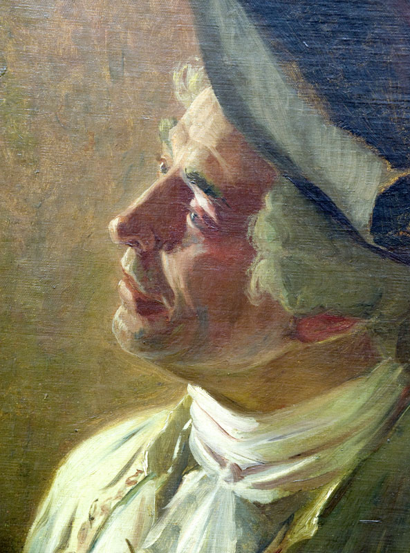 MANUEL JIMENEZ PRIETO. Óleo sobre lienzo pegado a cartón duro. MANUEL JIMENEZ PRIETO. Óleo sobre lienzo pegado a cartón duro.