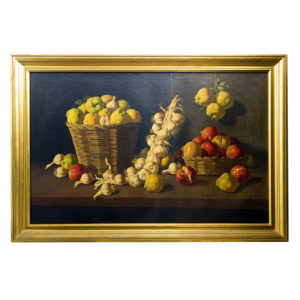 MANUEL VENTURA MILLÁN. Óleo sobre lienzo. "Bodegón".