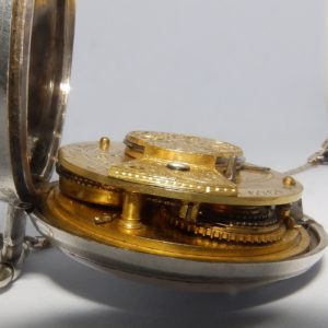 May Frederick & Son (Dublín). (Baillie pág. 215). Reloj de Bolsillo Verge Fusee (Catalino). Londres, 1824.