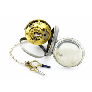 McLay a VilleFranche. Reloj de bolsillo Verge Fusee. Ca. 1850 o anterior.