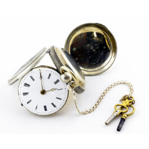 McLay a VilleFranche. Reloj de bolsillo Verge Fusee. Ca. 1850 o anterior.