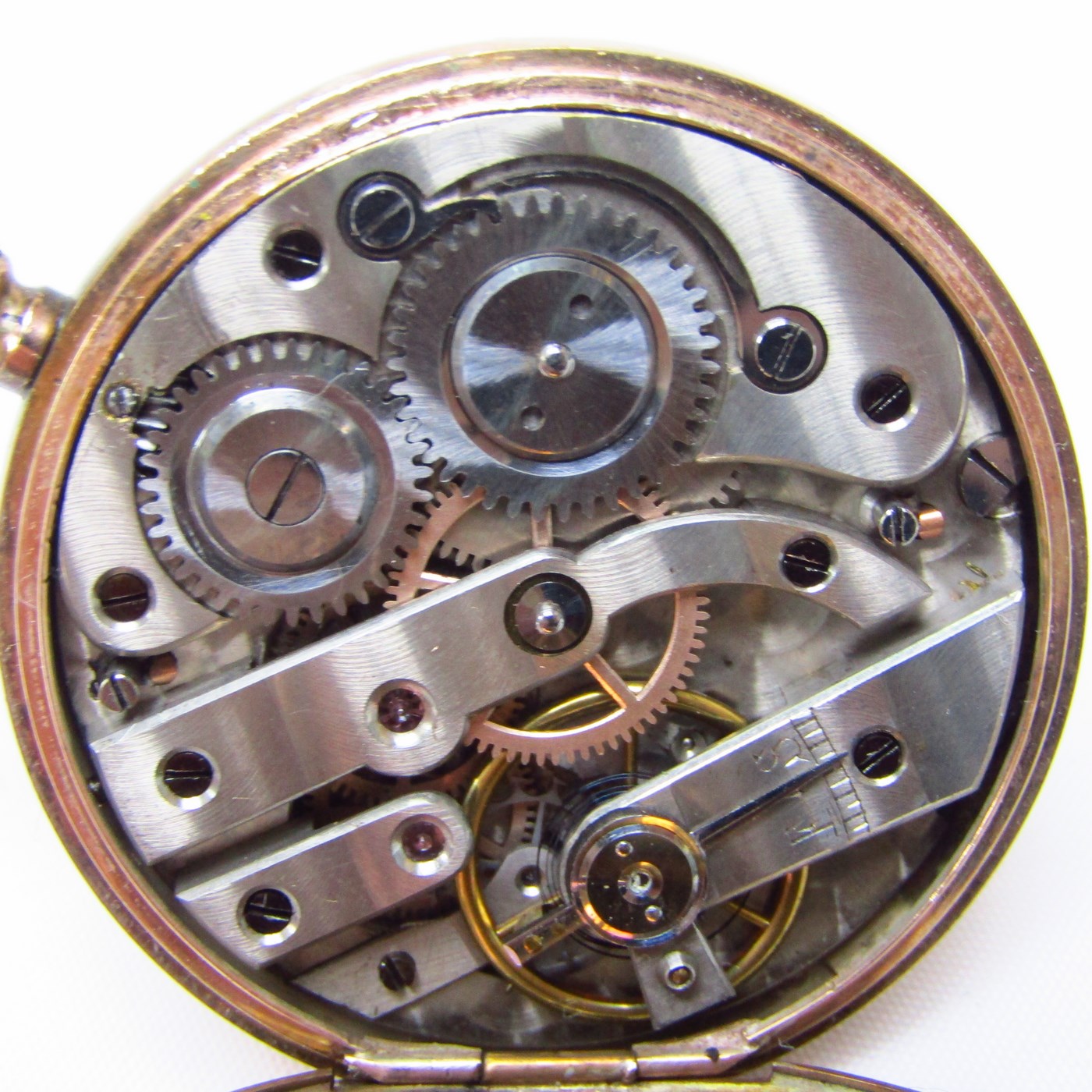 MF&Co. M.F. MATHEY & Co. Reloj de colgar saboneta y remontoir. Suiza, ca. 1900. MF&Co. M.F. MATHEY & Co. Reloj de colgar saboneta y remontoir. Suiza, ca. 1900.